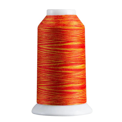 Fil en polyester variegé supérieur 810 rouge/or