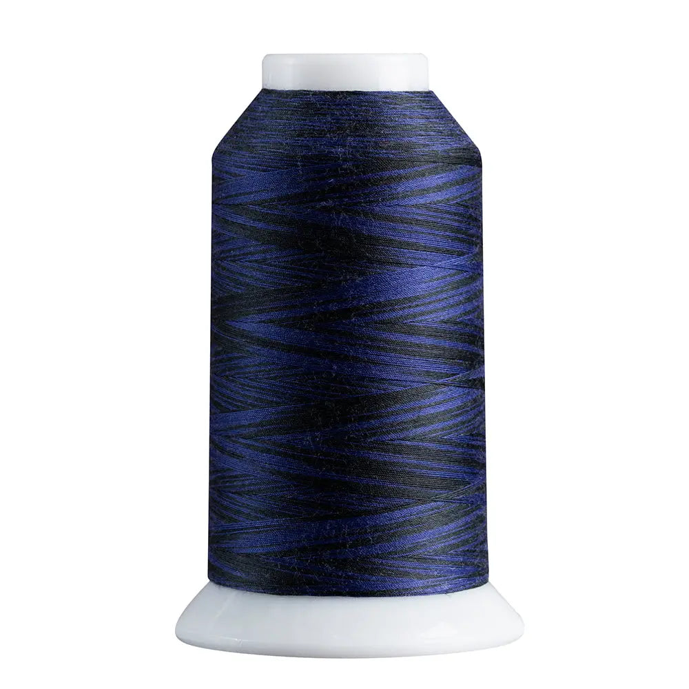 Fil en polyester variegé supérieur 823 violet/noir