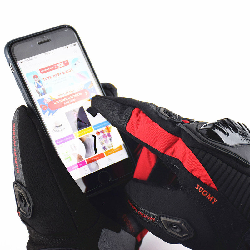 Gants de moto d'hiver imperméables premium