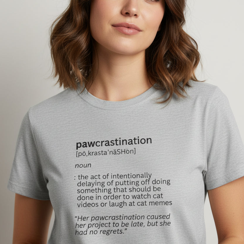 T-shirt Softstyle Femme Pawcrastination