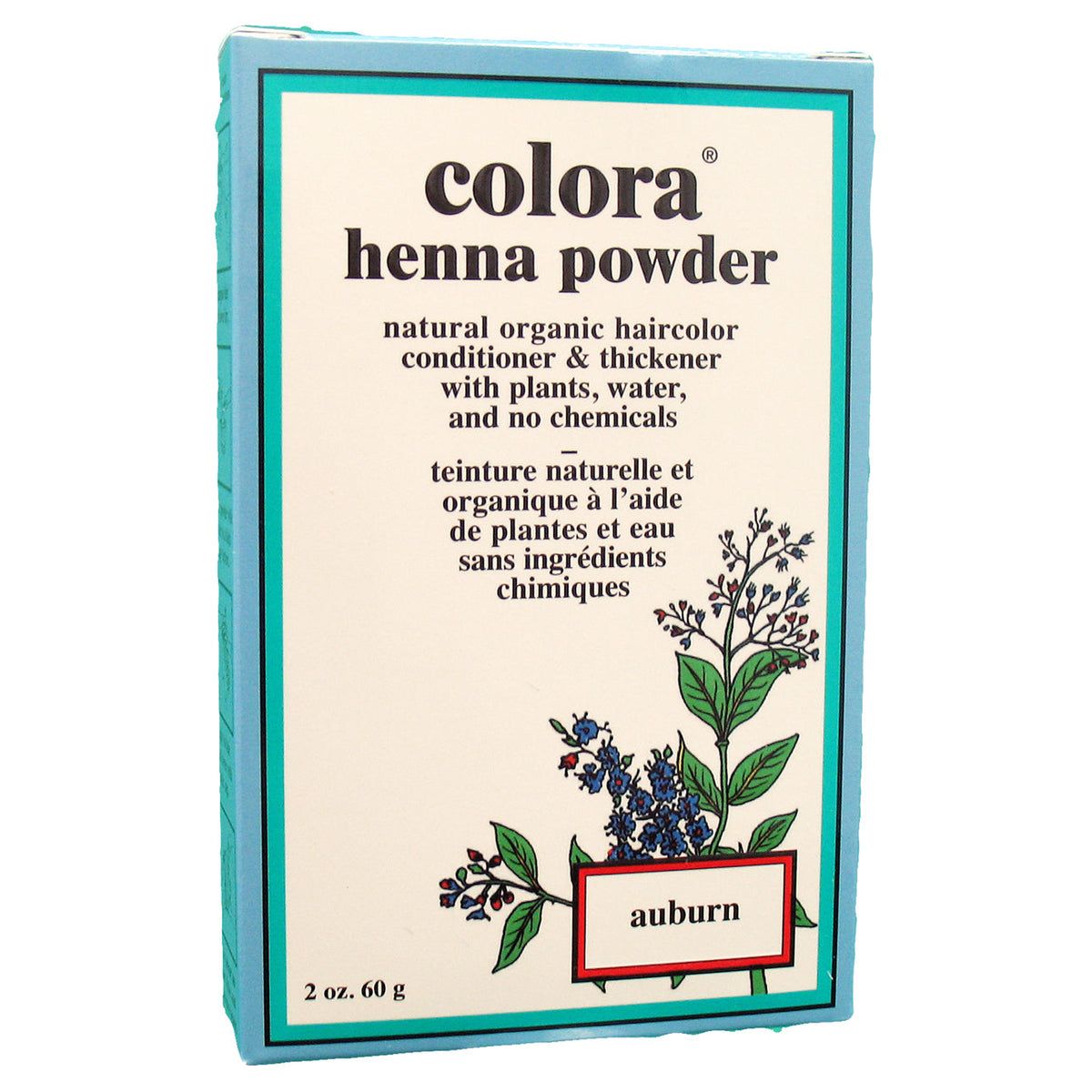 Colora Henna Powder Hair Color - Auburn 2oz