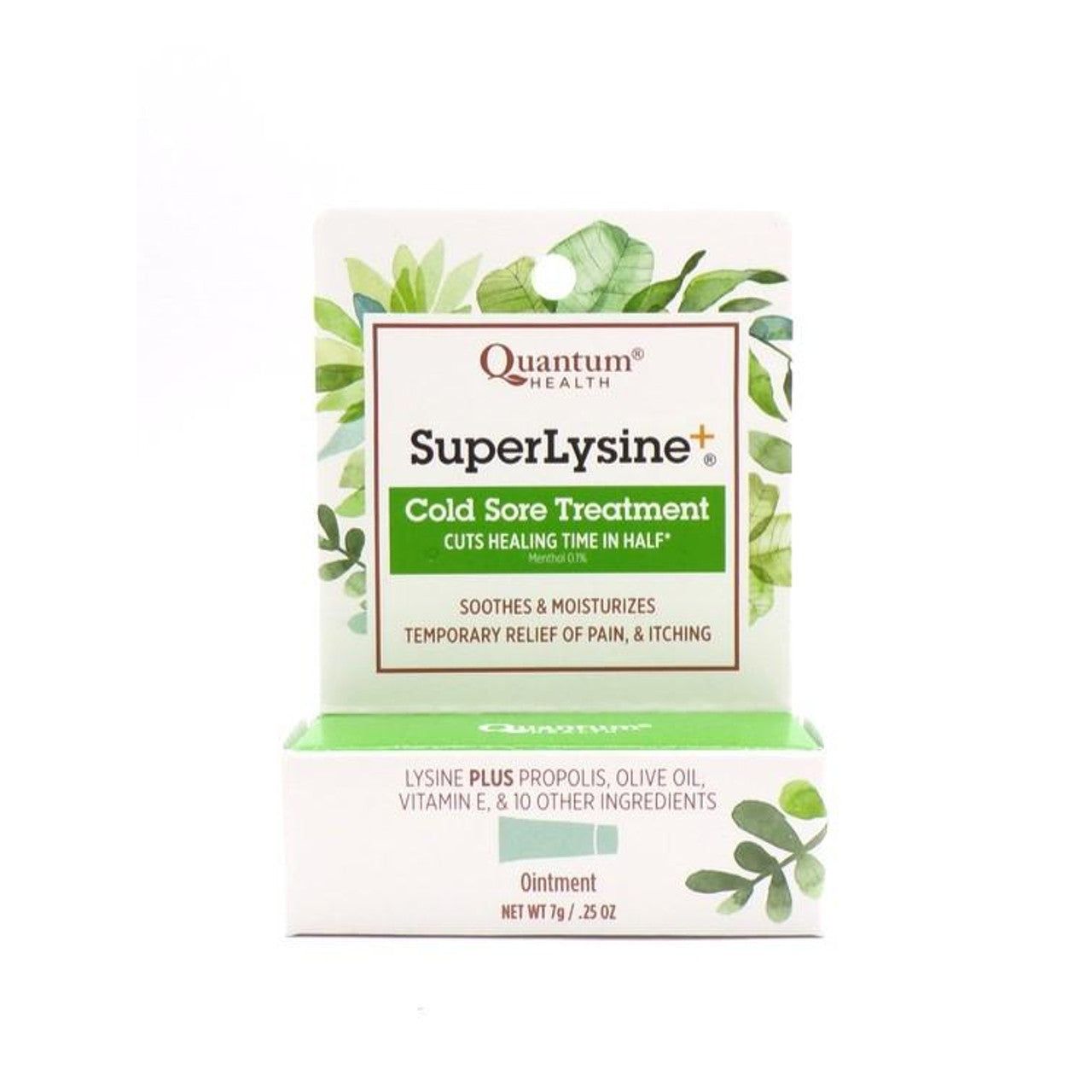 Quantum Super Lysine Plus Crema para el Tratamiento de Herpes Labial - 0.25 Oz