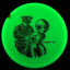 Glow Isolation Area 51 Disc Golf Disc