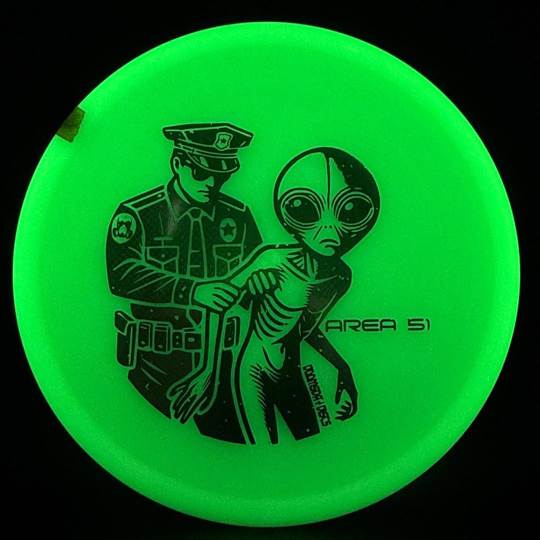 Glow Isolation Area 51 Disc Golf Disc