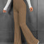 Stylish High-Waisted Micro Flared Pants for Women