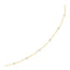 Collier en or jaune 14 carats avec perles blanches