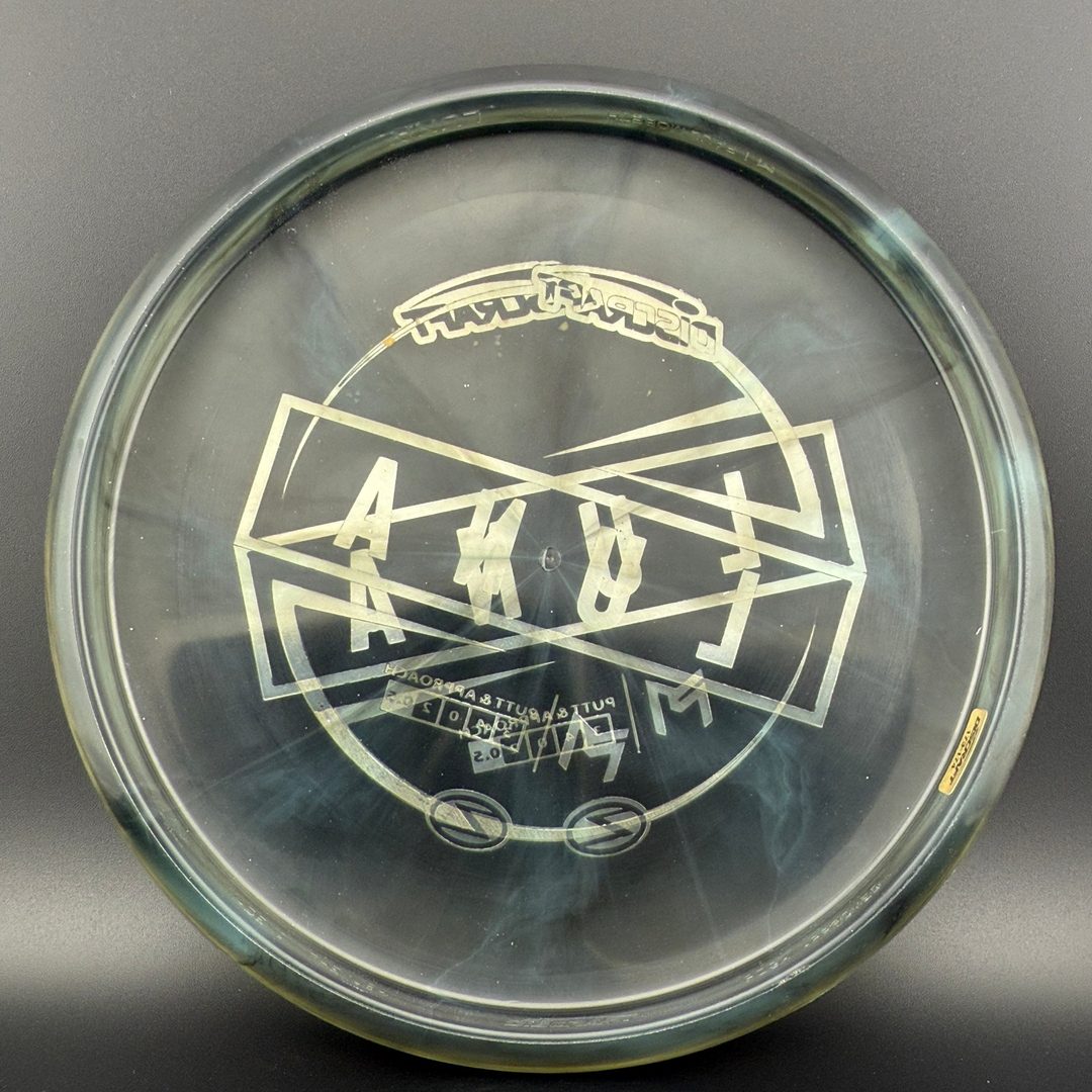 Z Swirl Luna - Stock Z Stamp - Misprint