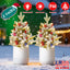 Relleno de Urna de Árbol de Navidad Iluminado Solar - 2 Pcs
