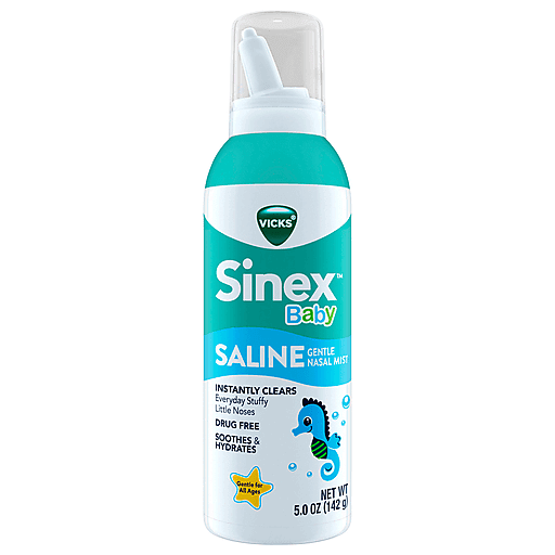Vicks Gentle Saline Nasal Mist para Bebés - 5 Oz