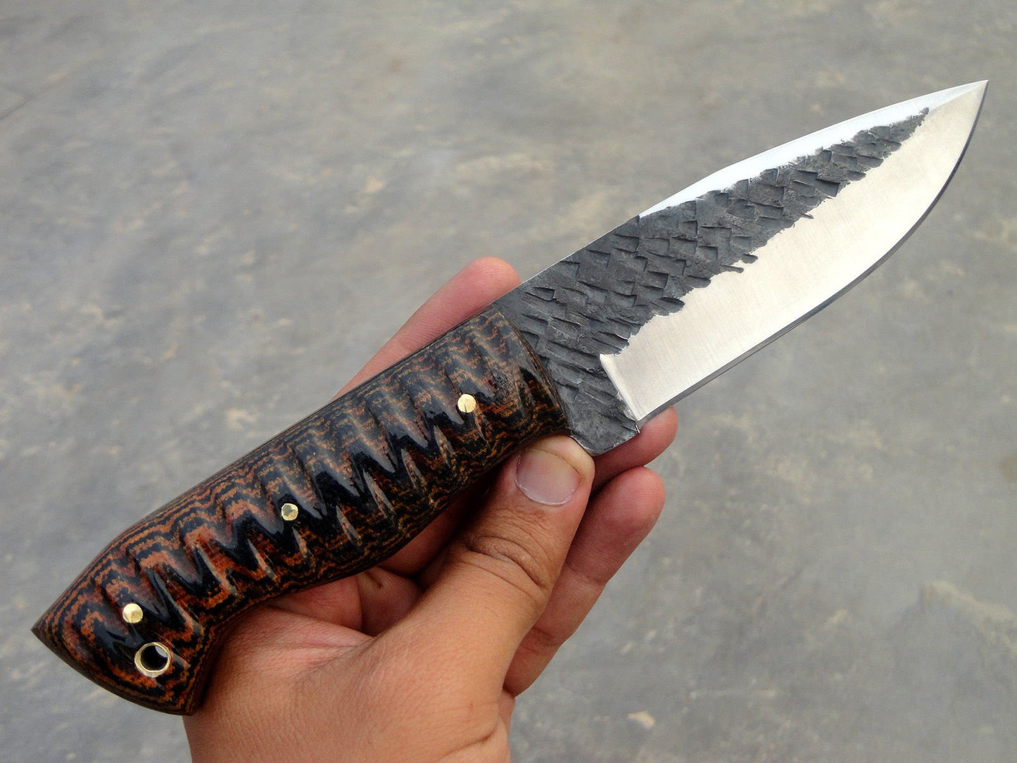 Premium Hand-Forged 1048 HC Steel Hunting Knife - Korvel