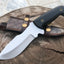 Premium Full Tang Custom D2 Steel Hunting and Camping Knife - Korvel