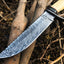 Exclusive Holiday Offer: Custom Handmade Damascus Steel Hunting Knife - Korvel