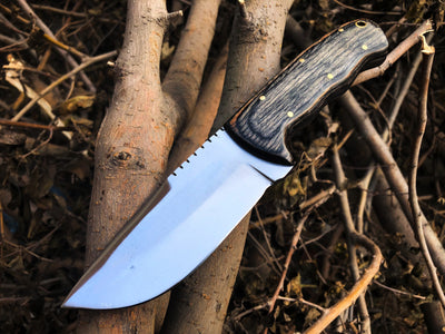 Premium Custom Handmade D2 Steel Hunting and Skinning Knife - Korvel