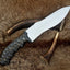 The Ultimate Boar Slayer: Custom D2 Steel Fixed-Blade Hunting Knife with Exotic Wood Handle | 11.5 Inches | KBS Knives - Korvel