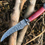 Premium Custom Damascus Steel Hunting Knife - Handcrafted Excellence - Korvel