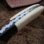 Premium Hunter's Guthook Knife - Handcrafted Damascus Steel with Exotic Handle - Korvel