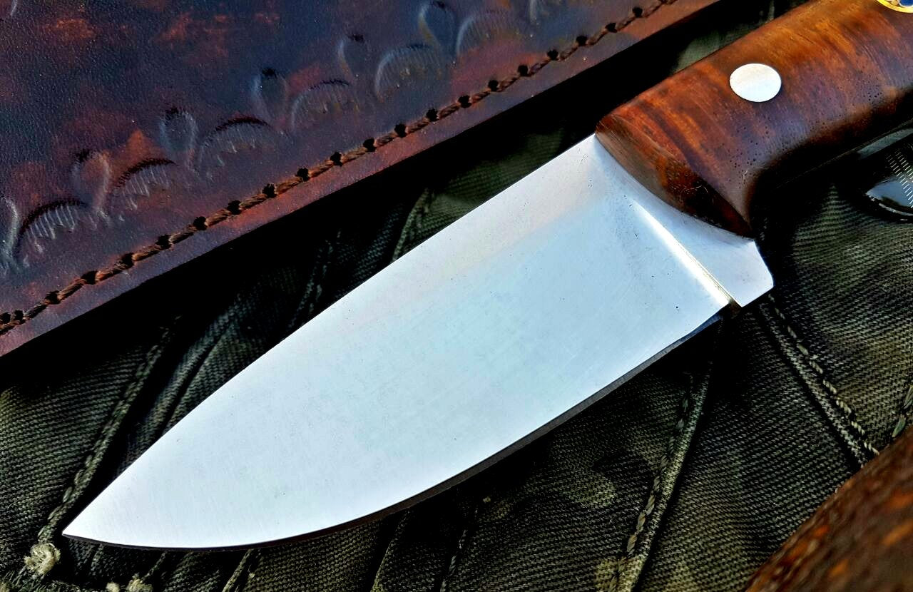 Premium Custom D2 Tool Steel Skinning Knife for Outdoor Adventures - Korvel