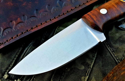 Premium Custom D2 Tool Steel Skinning Knife for Outdoor Adventures - Korvel