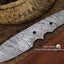 Premium Handmade Damascus Skinning Blade Blank - Korvel