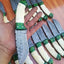 Exquisite Custom Raindrop Damascus Steel Hunting and Skinning Knife - Korvel