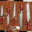 Premium Full Tang Handmade Damascus Steel Chef Knife Set - Korvel