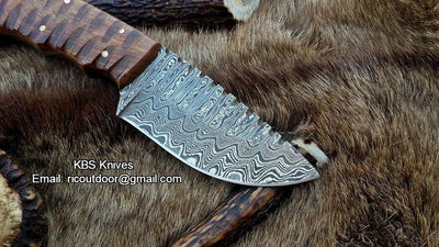 Premium Custom Skinning Knife – 8-Inch Masterpiece - Korvel