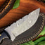 Premium Handmade Damascus Steel Hunting and Skinning Knife - Korvel