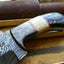 Personalized Full Tang Damascus Steel Skinner Knife - Korvel