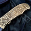 Artisan Crafted Damascus Steel Folding Pocket Knife - Korvel