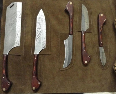 Artisan Crafted Kitchen and Outdoor Knife Set - Korvel