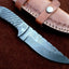 Premium Custom Damascus Steel Skinning Knife - Handcrafted Excellence - Korvel