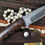 Premium Custom Damascus Steel EDC Skinning Knife - Korvel