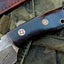 Premium Custom Damascus Steel Skinning Knife for Outdoor Adventures - Korvel