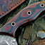 Premium Custom Damascus Steel Hunting and Skinning Knife - Korvel