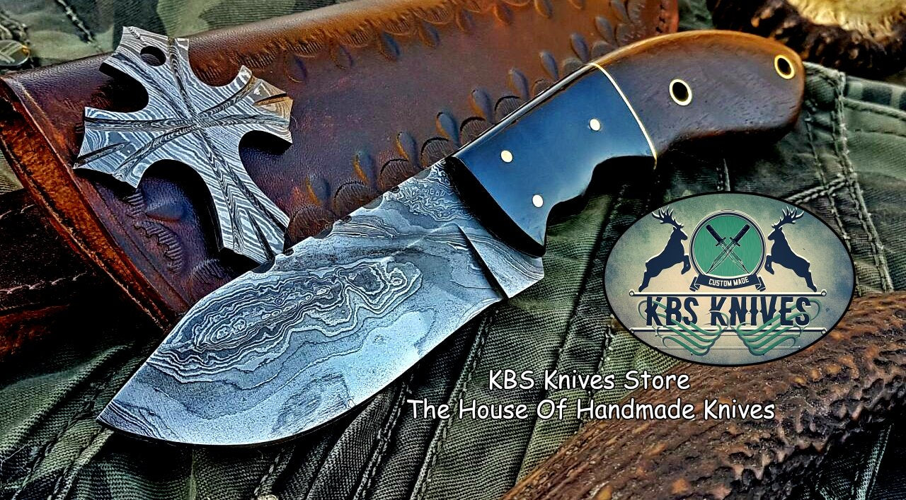 Premium Handcrafted Damascus Steel Skinner Knife - Korvel