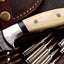 Exceptional Damascus Steel Hunting Skinner Knife - Korvel