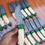 Exquisite Custom Raindrop Damascus Steel Hunting and Skinning Knife - Korvel