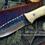 Premium Handcrafted 1095 High Carbon Steel Hunting and Skinning Knife - Korvel