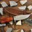 Artisan Crafted Damascus Steel Hunting Knife - Korvel