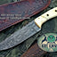 Artisan Crafted Damascus Steel Hunting Knife - Korvel