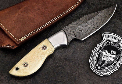 Artisan Crafted Damascus Steel Hunting and Skinner Knife - Korvel