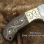 Artisan Crafted Skinner Knife with Elegant Rosewood Handle - Korvel