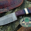 Artisan Crafted Twist Damascus Steel Skinning Knife - Korvel