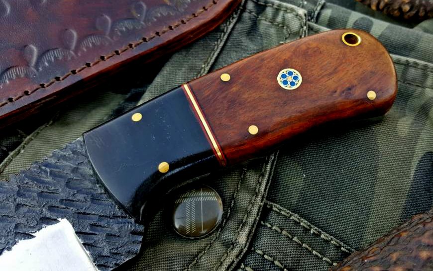 Artisan Crafted 1095 Hammered Steel Skinner Knife - Korvel
