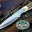 Premium Custom D2 Tool Steel Skinning Knife for Hunters - Korvel