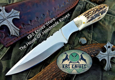 Premium Custom D2 Tool Steel Skinning Knife for Hunters - Korvel