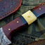 Premium Custom Damascus Steel Skinning Knife for Hunters - Korvel