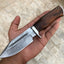 Premium Custom Damascus Steel Hunting Knife - Korvel
