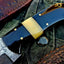 Artisan Crafted Raindrop Damascus Steel Skinning Knife - Korvel