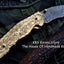 Artisan Crafted Damascus Steel Folding Pocket Knife - Korvel